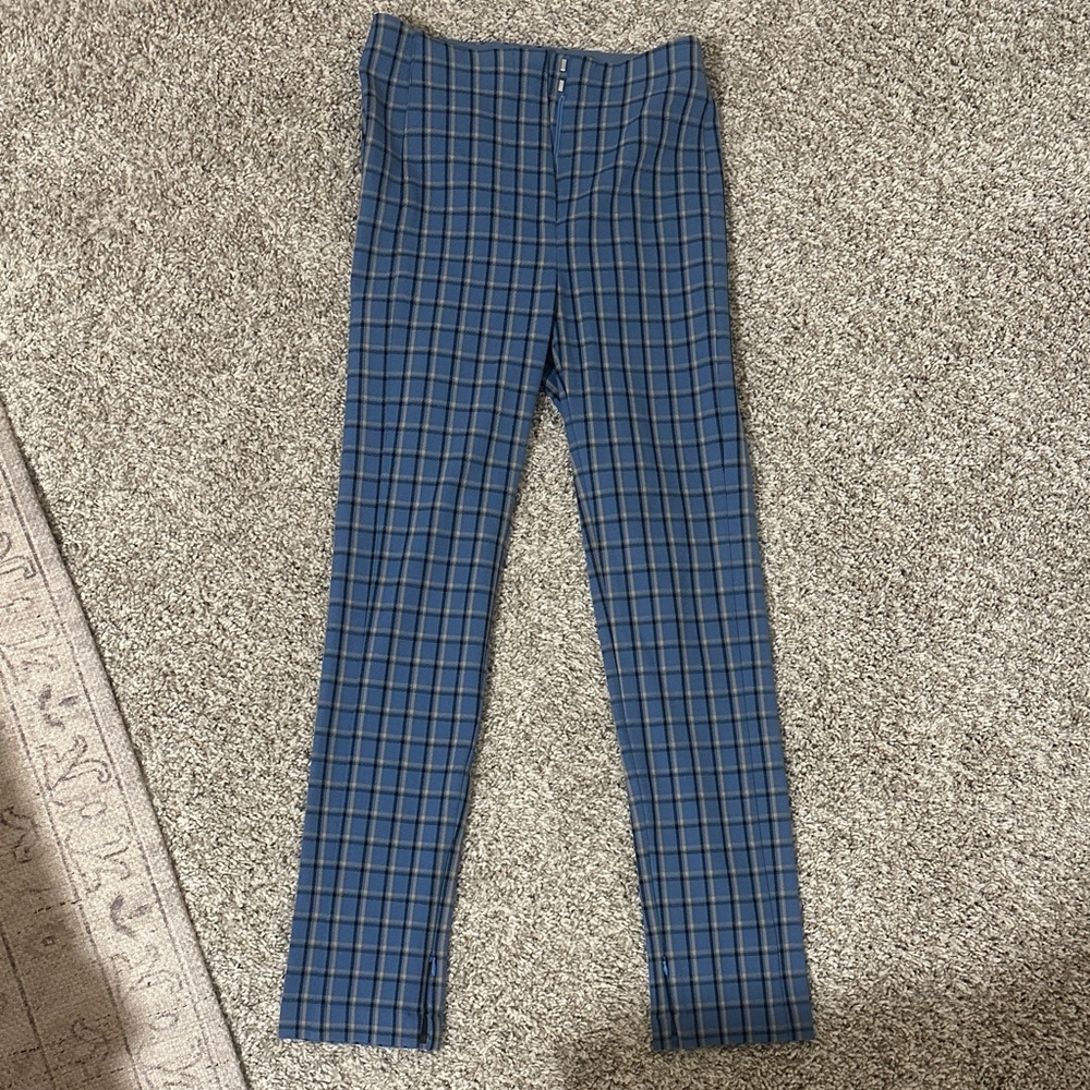 Ann Taylor Blue Checkered Men's Dress Pants